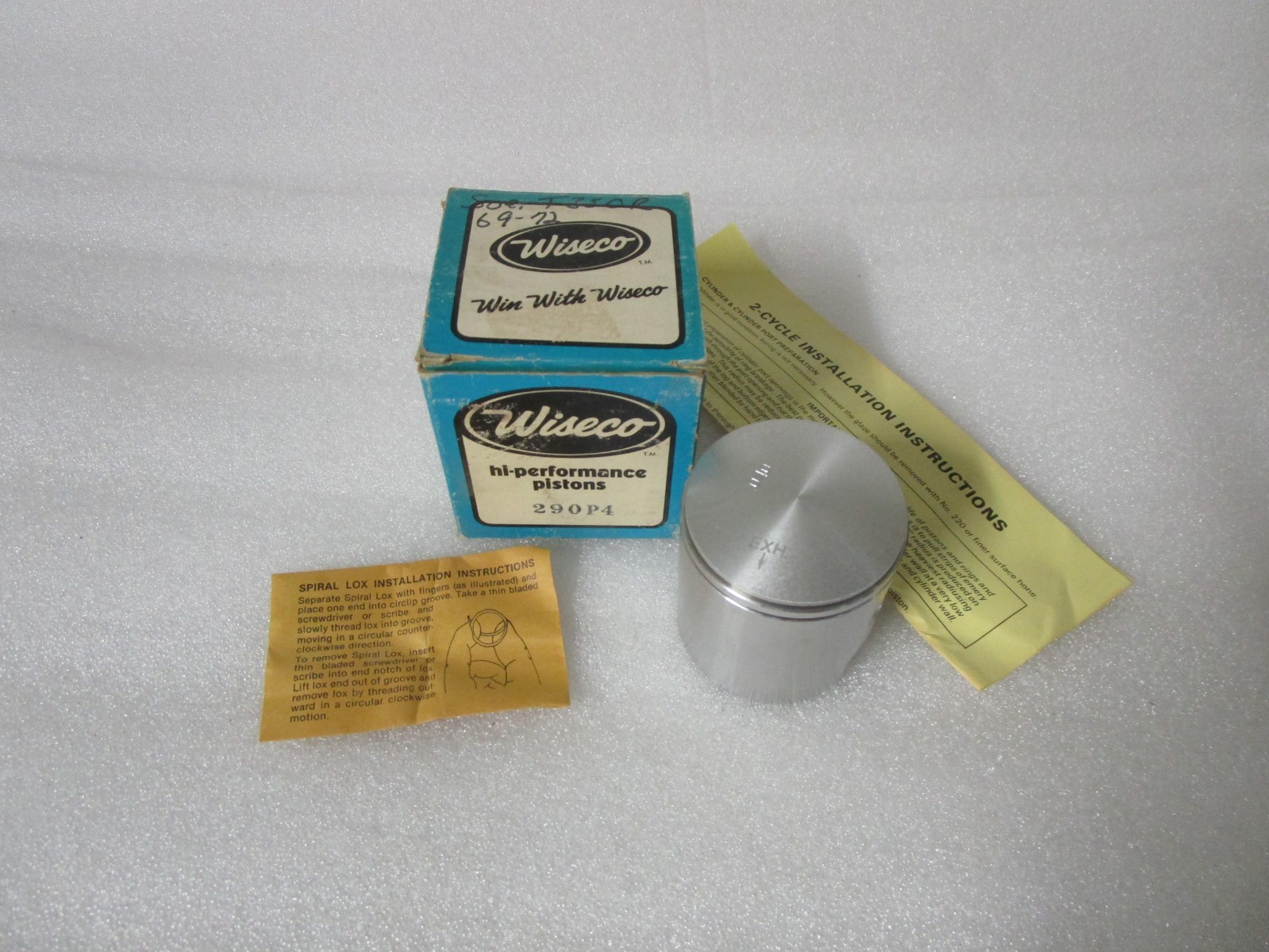 69-72 Suzuki T350 Wiseco Piston 290P4 0.040mm O/S No Rings Or Wrist Pin 69-72 Suzuki T350 Wiseco Piston 290P4 0.040mm O/S No Rings Or Wrist Pin