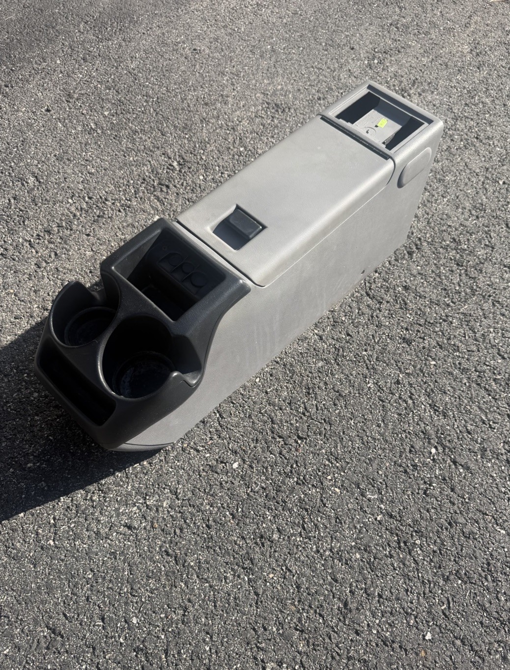 1989-2006 Ford Ranger Explorer Center Console Armrest Storage GREY OEM