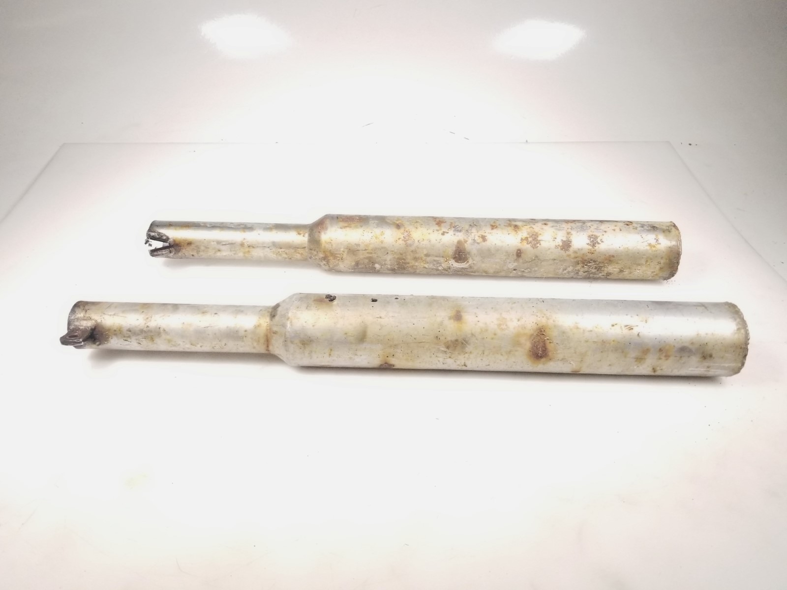 1971 71 Honda CB350 Left & Right Exhaust Muffler Pipes 