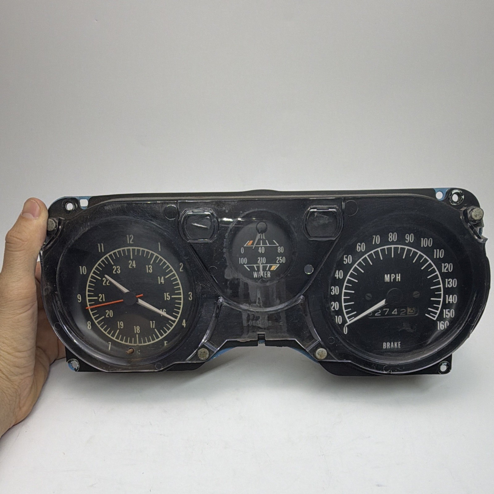 1970-72 Pontiac Firebird Trans Am Formula Rally Gauge Cluster Clock 160 MPH OEM 1970-72 Pontiac Firebird Trans Am Formula Rally Gauge Cluster Clock 160 MPH OEM