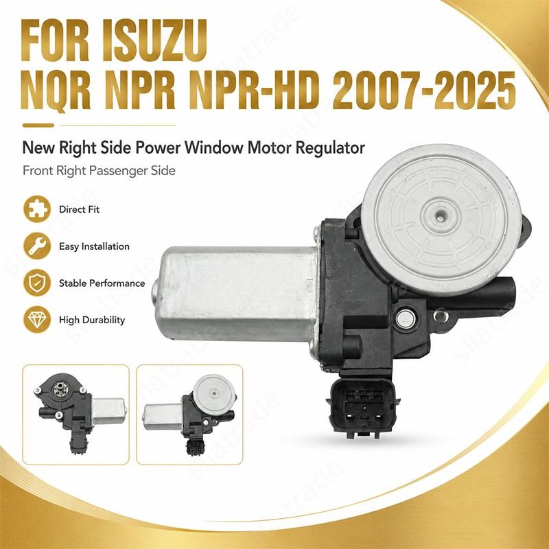 1x Fits FOR ISUZU NQR NPRHD 2007-25 New Right Side Power Window Motor Regulator