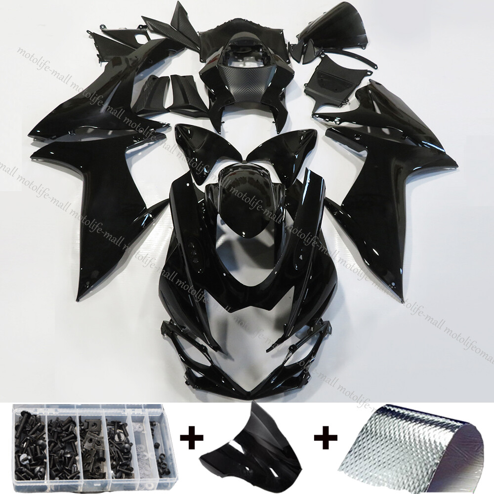 ABS Glossy Black Fairing Kit For 2011-2022 Suzuki GSXR 600 GSXR 750 K11 Body Kit