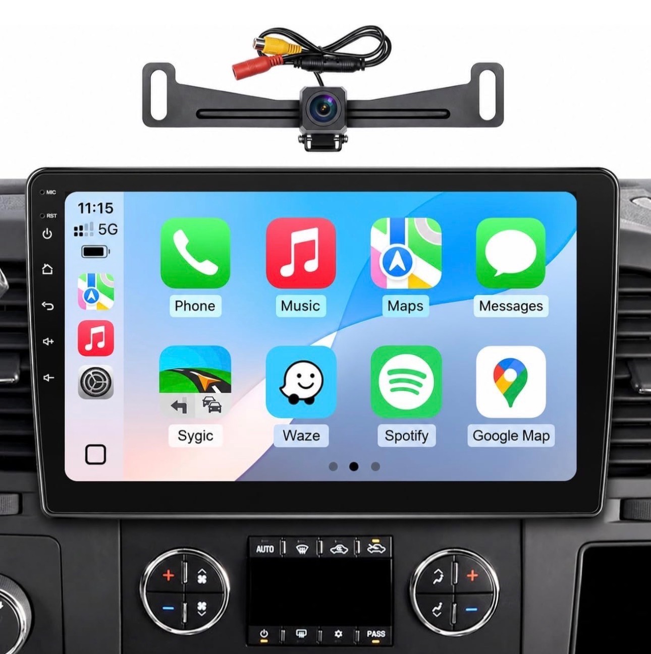 10” Car Stereo Radio for Chevy Silverado 2007-2013 Android 15 GPS BackupCam WiFi 10” Car Stereo Radio for Chevy Silverado 2007-2013 Android 15 GPS BackupCam WiFi