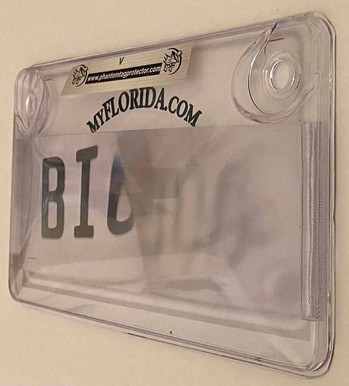 Motorcycle 3rd Gen. Phantom Tag Protector Clear License Plate Privacy Shield Motorcycle 3rd Gen. Phantom Tag Protector Clear License Plate Privacy Shield