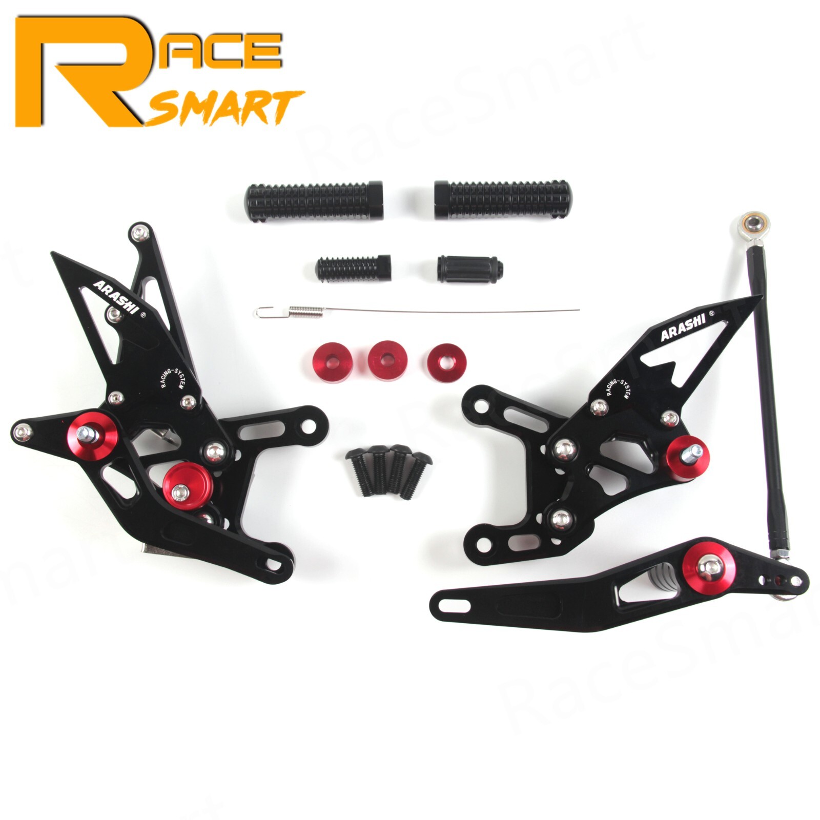 Arashi Rearsets For Yamaha YZF R1 2009-2014 Rear Set Foot Pegs Footrest Pedals