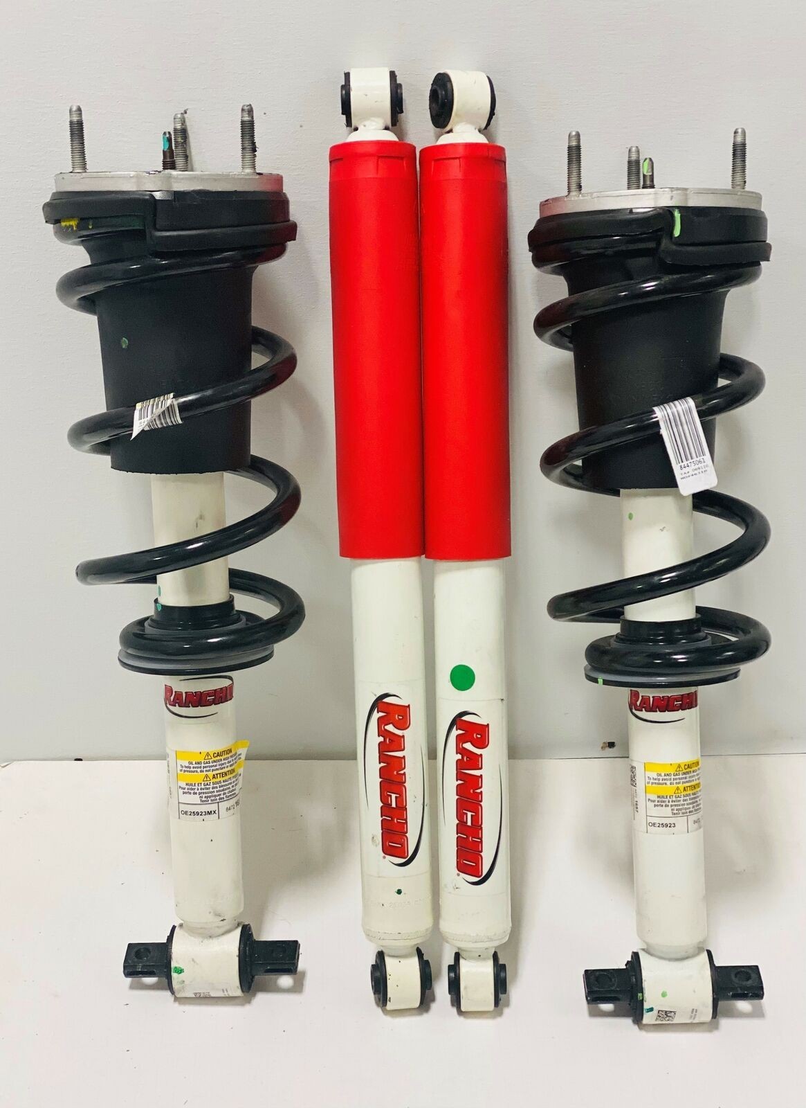 Set Of Front Struts & Rear Shocks 2019-2026 Chevy Silverado GMC Sierra GM Rancho