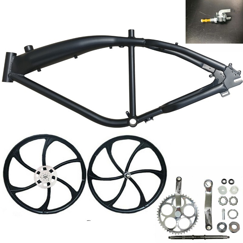 Black Felt Faker Frame 3.4L & Wide Crank, 26'' Bicycle Mag Wheel W/56T Sprocket Black Felt Faker Frame 3.4L & Wide Crank, 26'' Bicycle Mag Wheel W/56T Sprocket