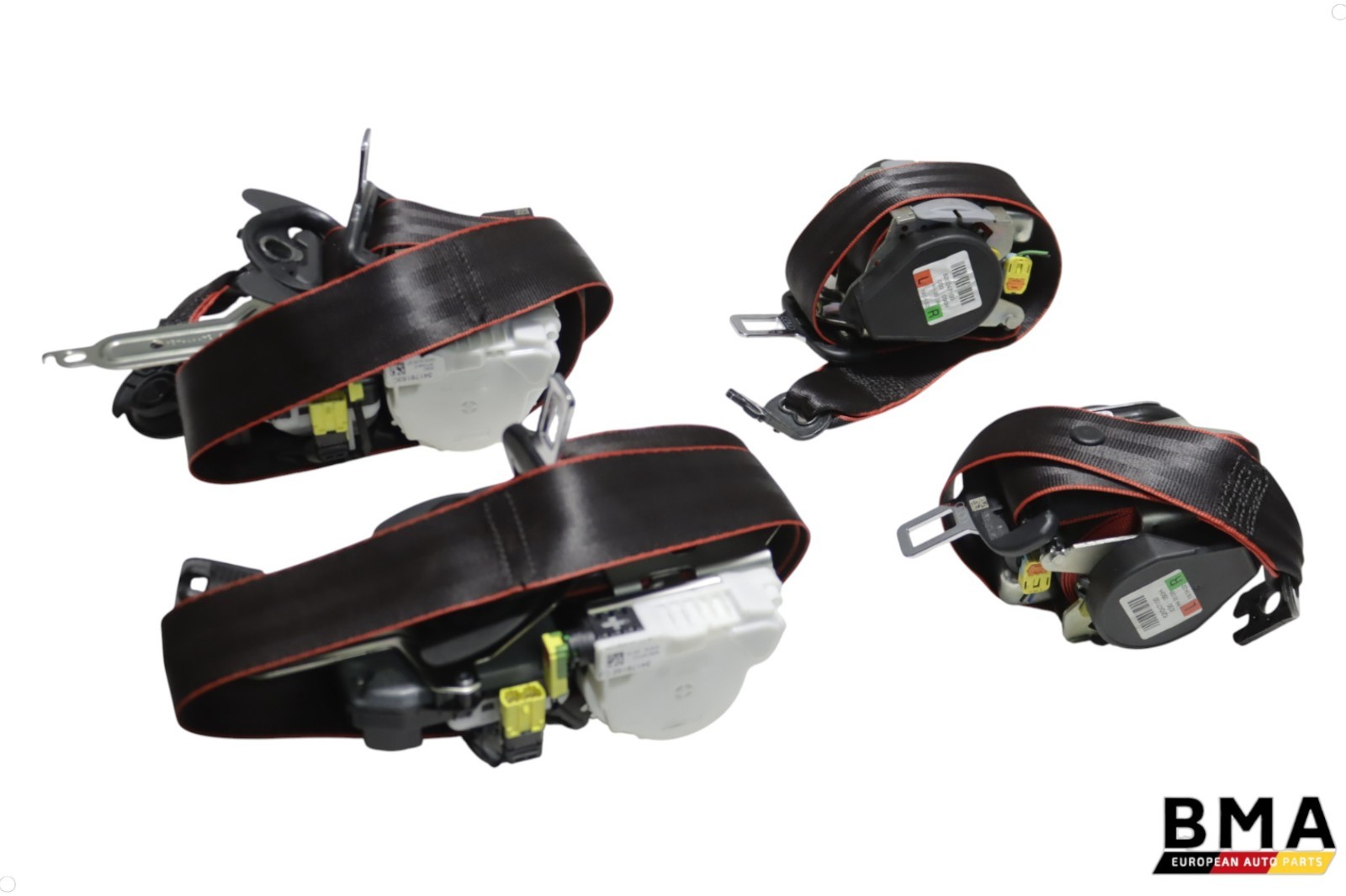 Audi RS3 Front & Rear Seat Belt Retractor Set (4) RS Design 2017 - 2020 OEM Audi RS3 Front & Rear Seat Belt Retractor Set (4) RS Design 2017 - 2020 OEM