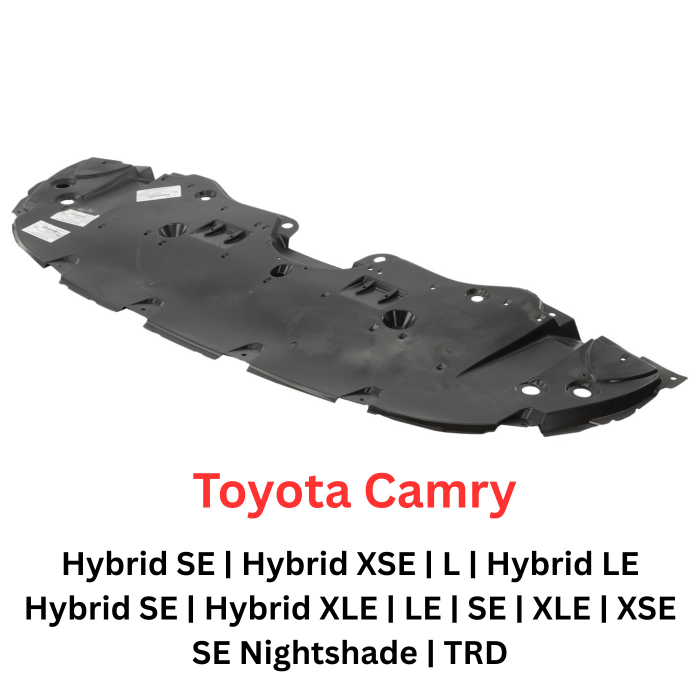 Engine Splash Shield For Toyota Camry 2018-2024 Front Lower Undr Cover TO1228234 Engine Splash Shield For Toyota Camry 2018-2024 Front Lower Undr Cover TO1228234