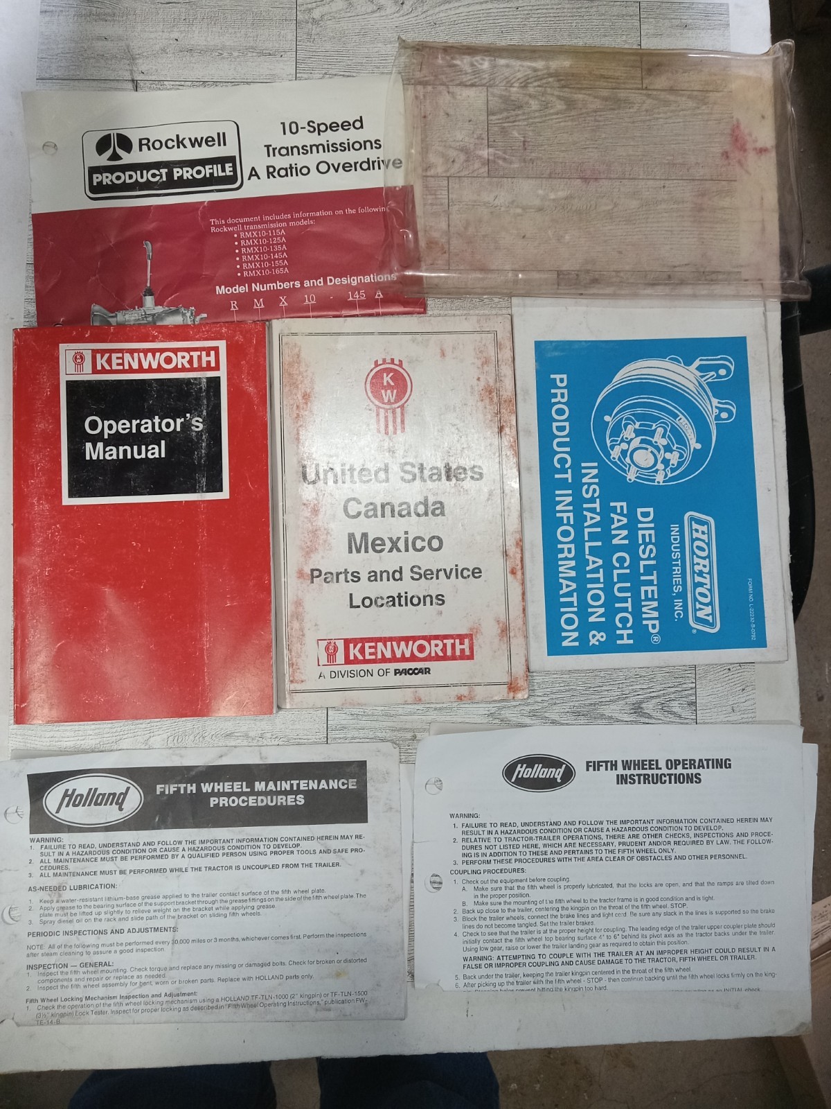Kenworth,Operating Manual Kenworth,Paccar With Plastic Cover USA 🇺🇸 SHIPPER Kenworth,Operating Manual Kenworth,Paccar With Plastic Cover USA 🇺🇸 SHIPPER