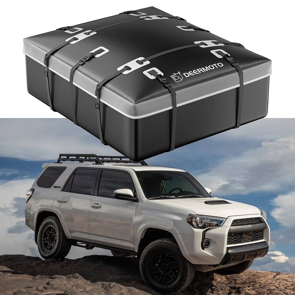 21 Cubic Feet Car Rooftop Cargo Carrier Bag Luggage Storage For Toyota 4Runner 21 Cubic Feet Car Rooftop Cargo Carrier Bag Luggage Storage For Toyota 4Runner