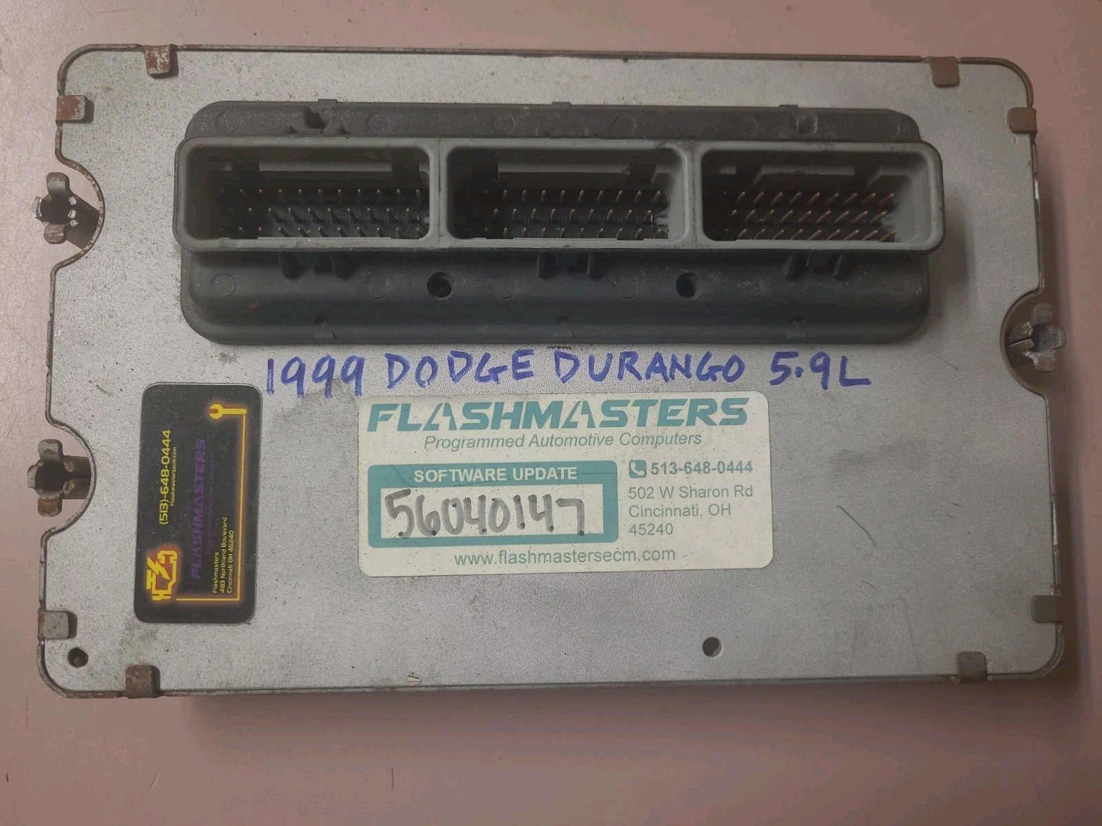 1999 DODGE DURANGO 5.9L ENGINE COMPUTER ECM ECU PCM 56040147 1999 DODGE DURANGO 5.9L ENGINE COMPUTER ECM ECU PCM 56040147