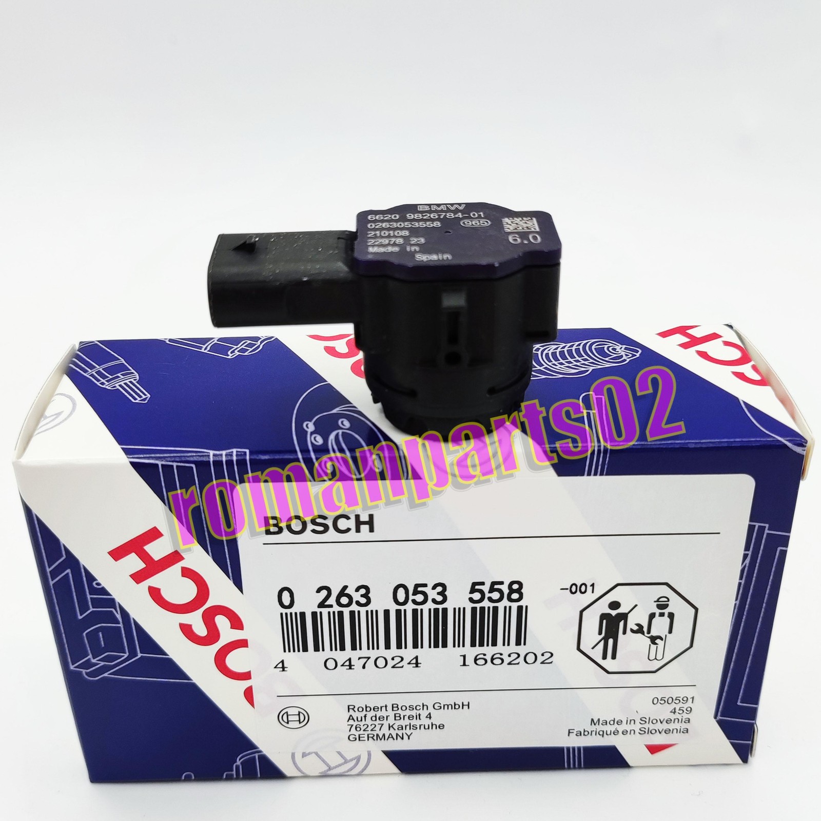 NEW 66209826784 Parking Sensor PDC Bosch For 2019-2024 BMW 330i G20 0263053558