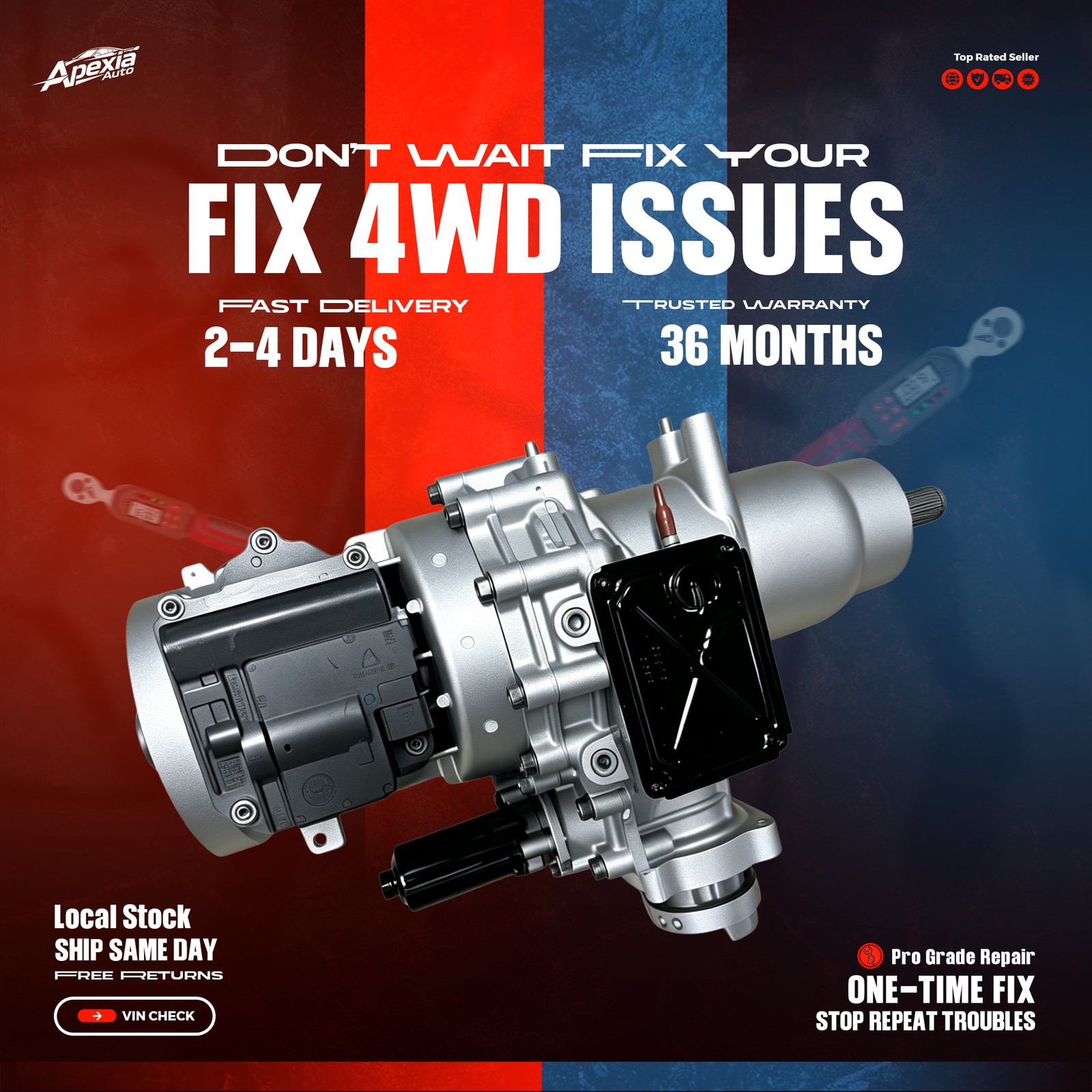 Rear Locking 2 Speed Differential For 2014-22 Jeep Cherokee Trailhawk 52123642AI Rear Locking 2 Speed Differential For 2014-22 Jeep Cherokee Trailhawk 52123642AI