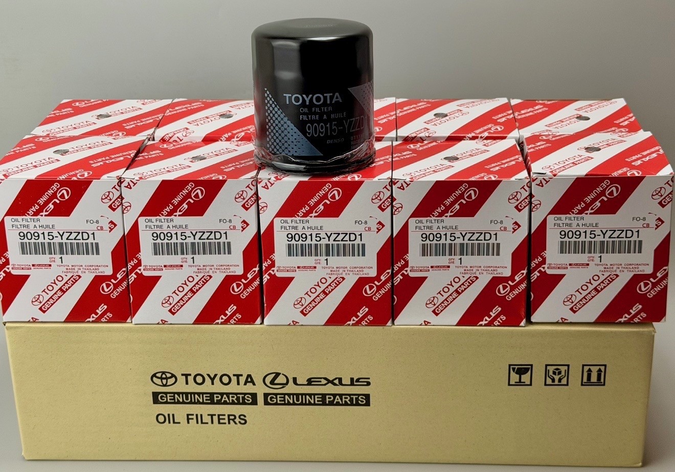 Genuine OEM Toyota Lexus Oil Filters 90915-YZZD1 (10 FILTERS) Genuine OEM Toyota Lexus Oil Filters 90915-YZZD1 (10 FILTERS)