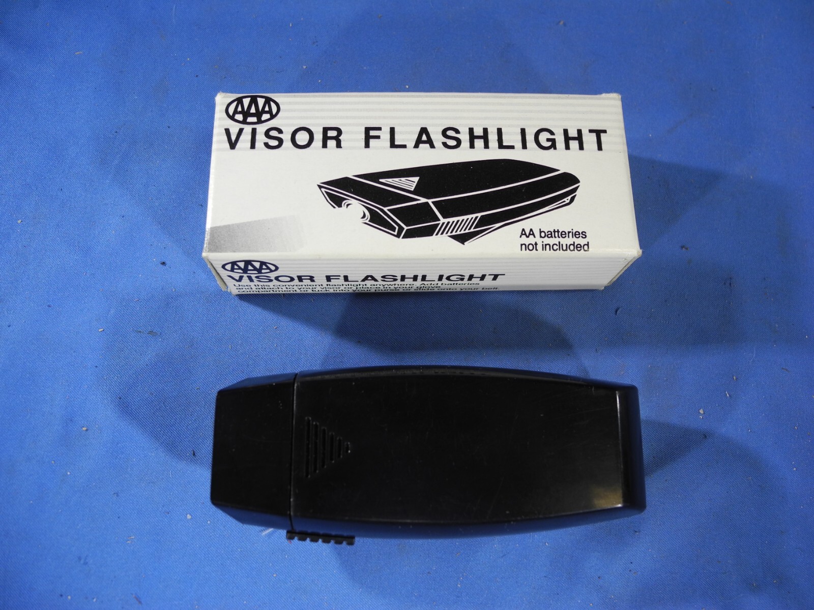 VINTAGE NOS AAA Visor Flashlight Sample VINTAGE NOS AAA Visor Flashlight Sample