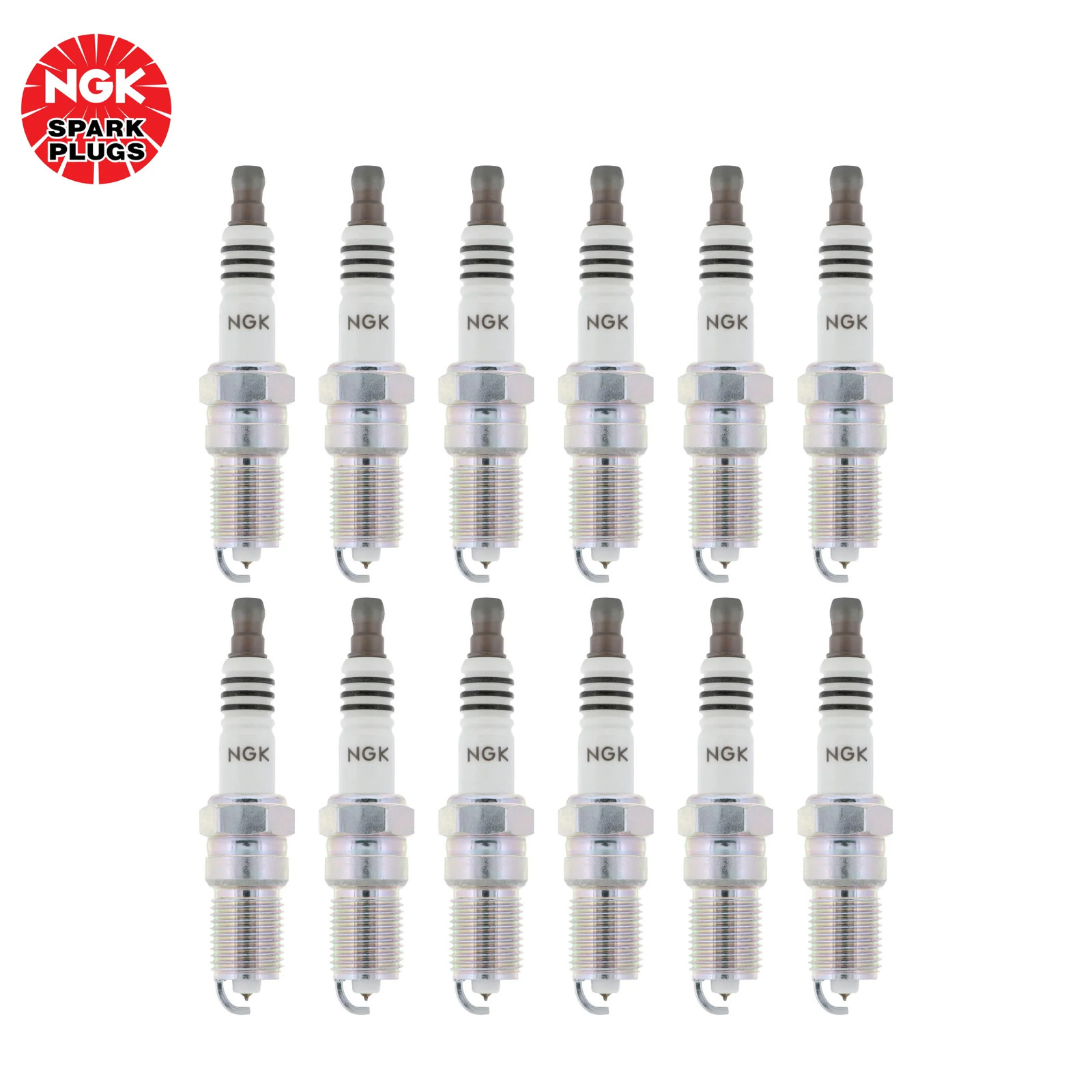 12 x Iridium IX Spark Plugs NGK (3689) TR6IX for Aston Martin DB7 V12 6.0L 2000