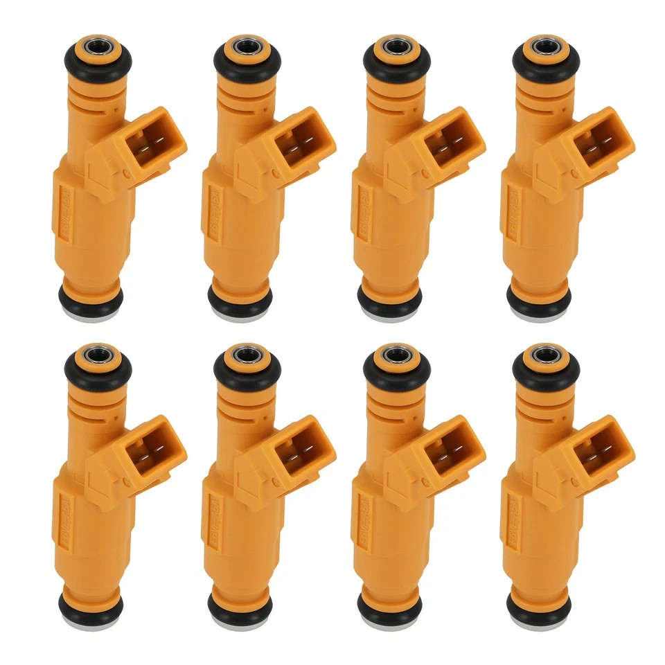 8X OEM Bosch Fuel Injectors 0280155710 Ford 4.6L 5.0L V8 Jeep 4.0L EV1 New