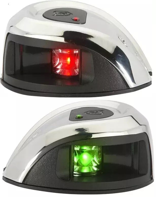 Attwood LIGHTARMOR 1NM LED Stainless Steel Bow Navigation BOTH Lights - NV1011SS Attwood LIGHTARMOR 1NM LED Stainless Steel Bow Navigation BOTH Lights - NV1011SS
