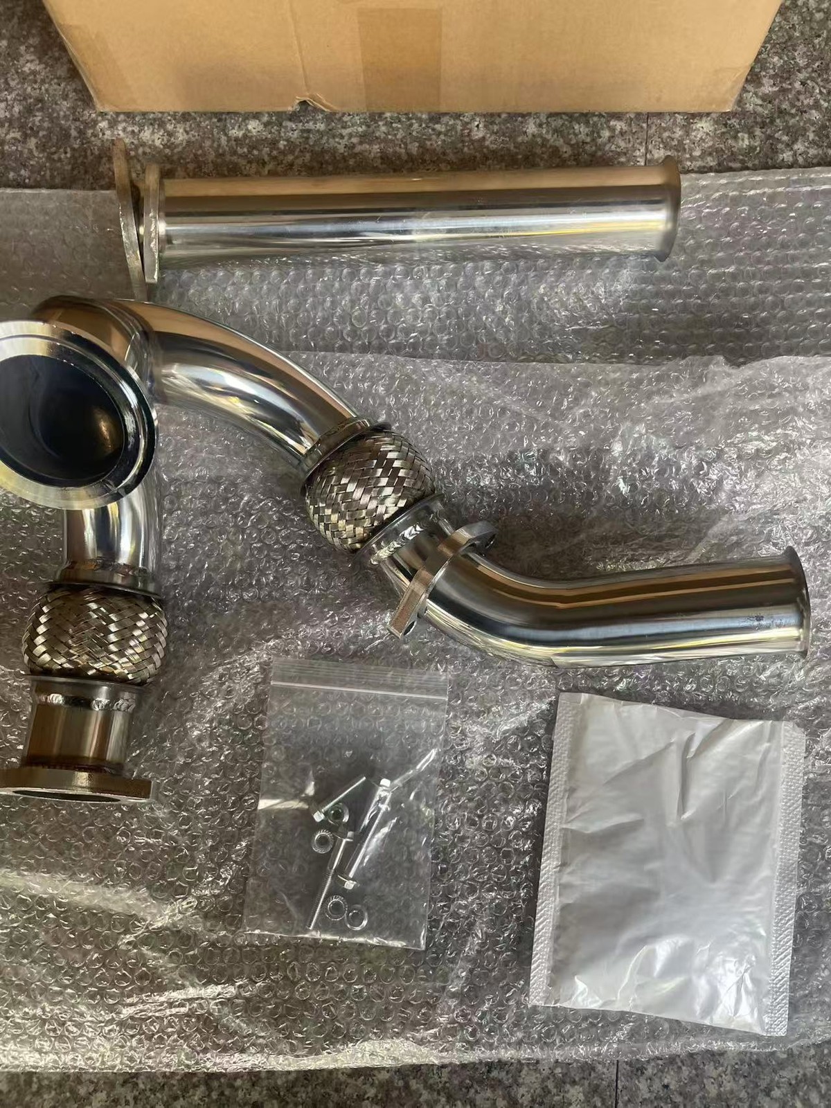 For 2003-2007 FORD 6.0L POWERSTROKE 6.0 Stainless HEAVY-DUTY Y PIPE UP PIPE USA