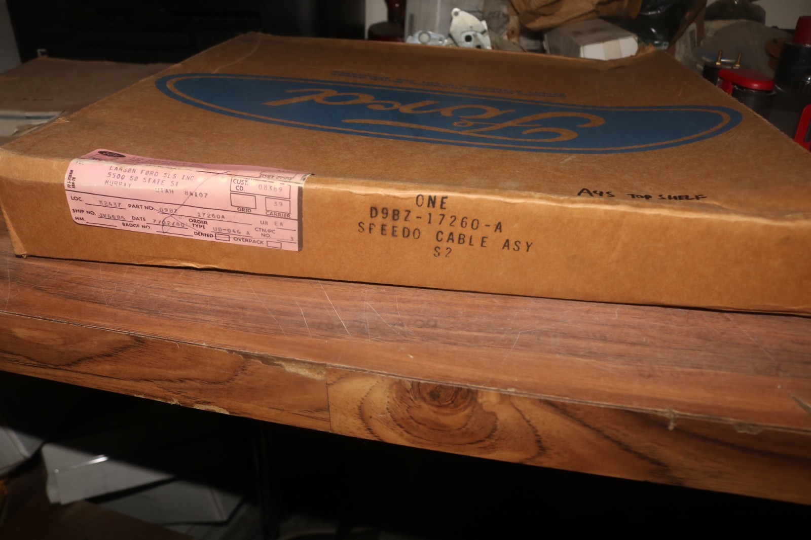 NOS Ford 1979 - 93 Mustang speedometer cable D9BZ-17260-A 76 inches