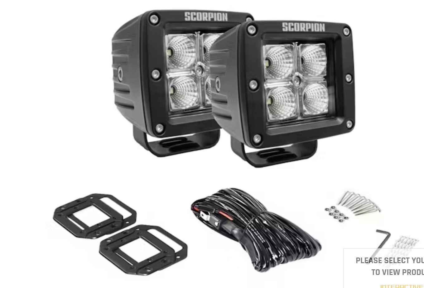 Brand New - Scorpion Extreme Products Alpha Pod LED Spot Lights (Pair) Brand New - Scorpion Extreme Products Alpha Pod LED Spot Lights (Pair)