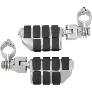 Kuryakyn 7992 Chrome Dually ISO Foot Pegs w/ 1-1/4\ Kuryakyn 7992 Chrome Dually ISO Foot Pegs w/ 1-1/4\