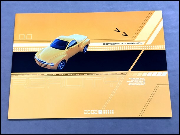 2002 2003 Chevrolet SSR Concept Original Car Sales Brochure Catalog - Hummer H2 2002 2003 Chevrolet SSR Concept Original Car Sales Brochure Catalog - Hummer H2