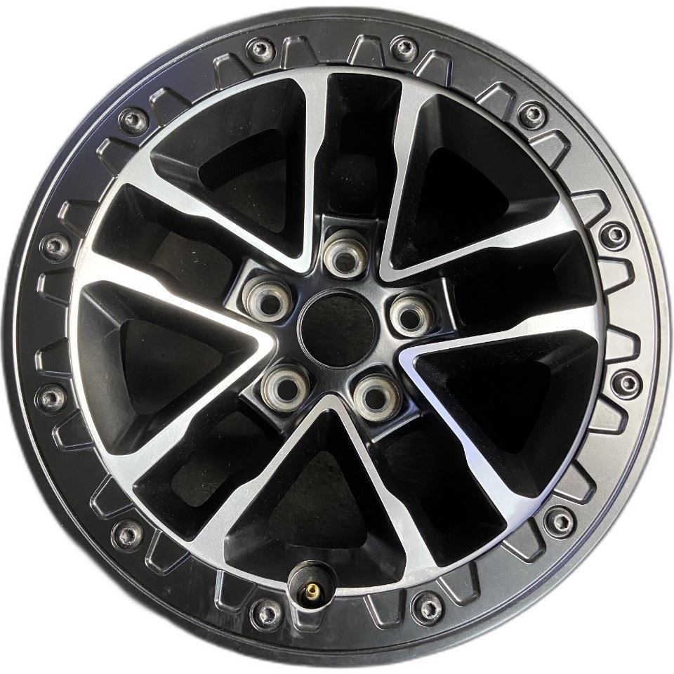Jeep Machined Black Wrangler OEM Wheel 17x8 2024-2026 Original Factory Rim 9329B