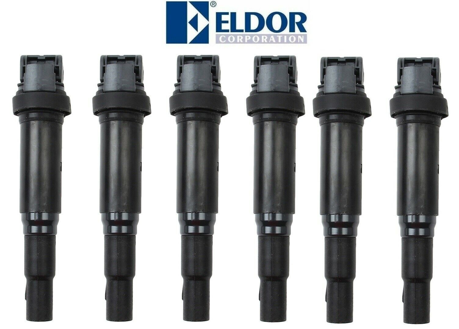 Eldor Set of 6 Ignition Coils For BMW E46 E60 E71 E82 E85 E89 E90 E92 F01 F02 L6