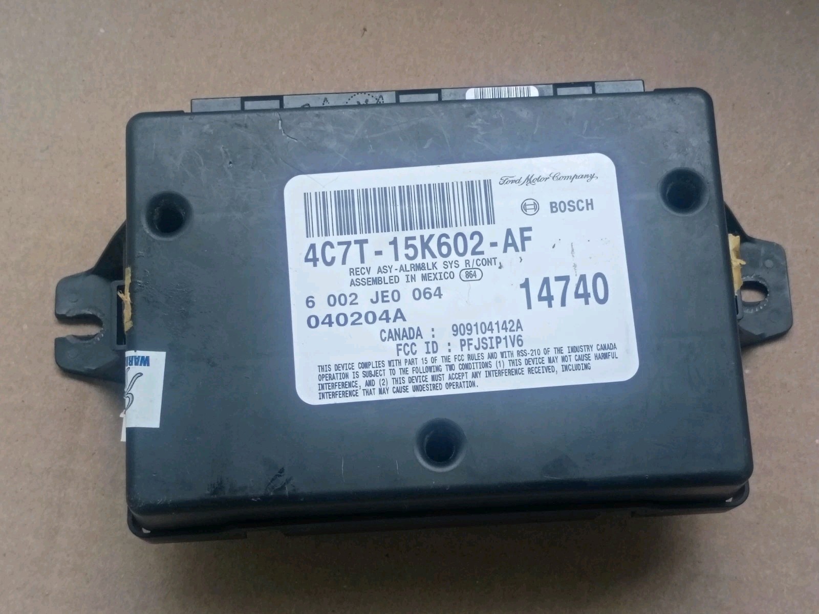 UPGRADED CIRCUIT BOARD RELAYS KEYLESS ENTRY MODULE 4C7T-15K602-AF 04-07 F250 