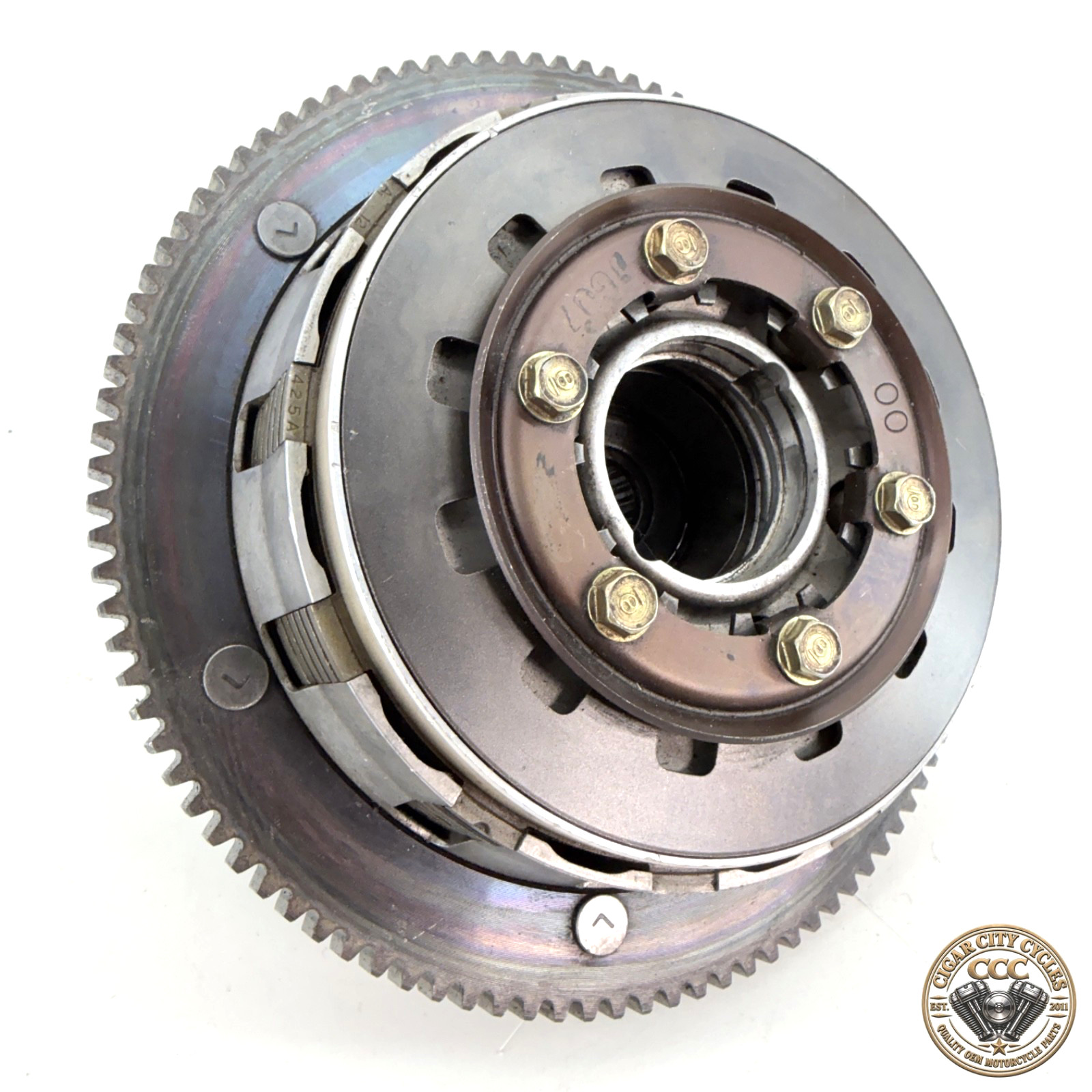 OEM 98-06 HARLEY TOURING ROAD ELECTRA GLIDE COMPLETE CLUTCH BASKET 37707-98A