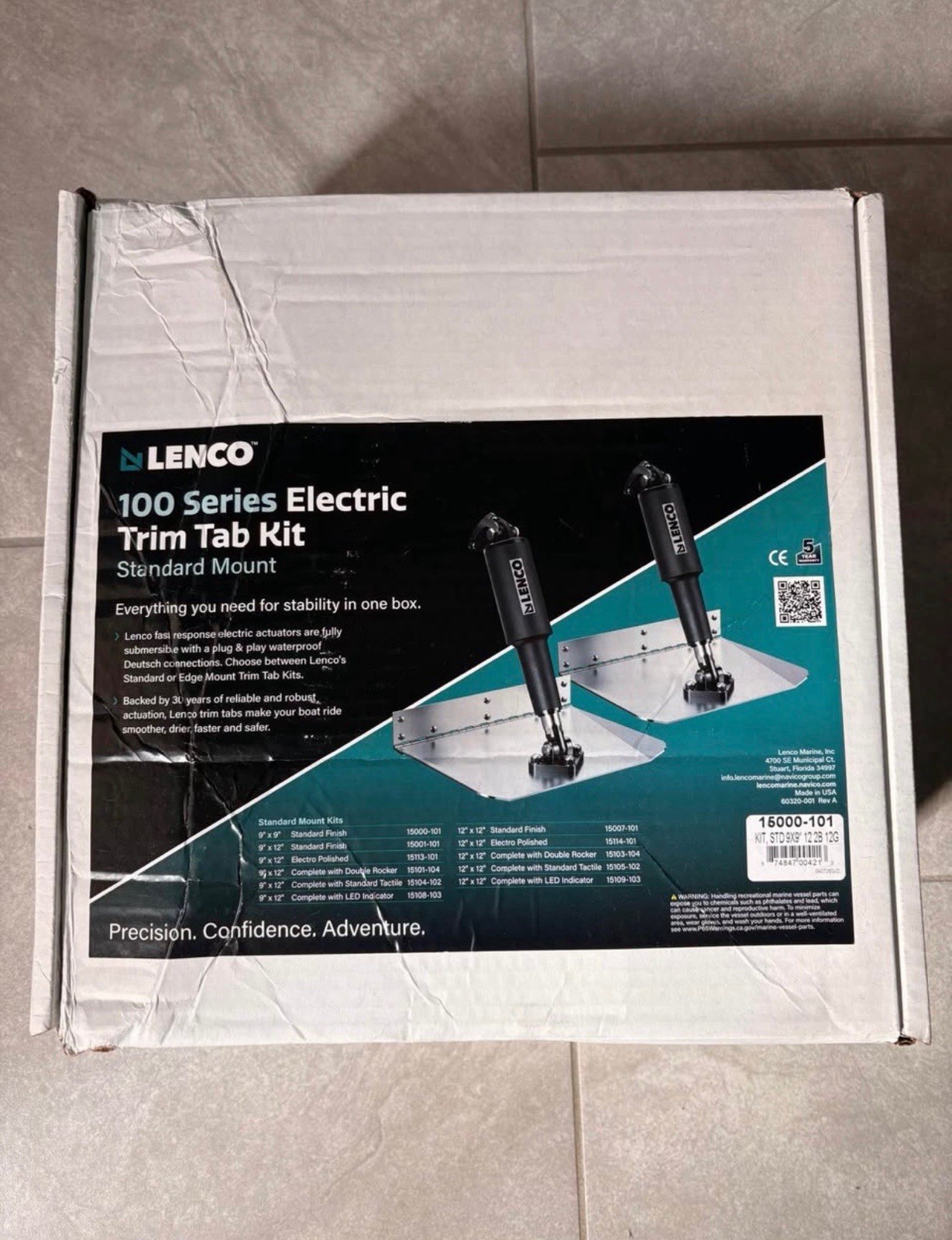 Lenco 15000-101 Trim Tab Kit, 9 Lenco 15000-101 Trim Tab Kit, 9