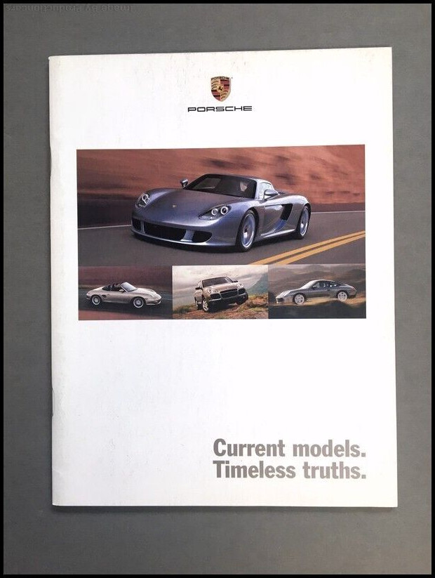 2004 Porsche 40-page Sales Brochure Catalog - 911 GT2 GT3 Turbo Boxster Cayenne 2004 Porsche 40-page Sales Brochure Catalog - 911 GT2 GT3 Turbo Boxster Cayenne