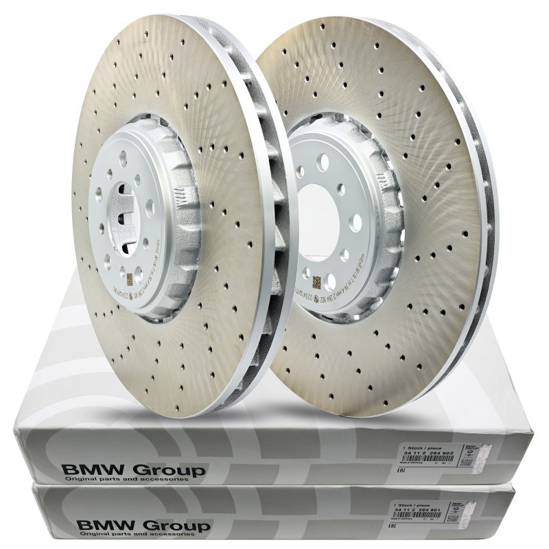 Front Brake Rotor For BMW 34112284902 X5M X6M F85 F86 2015-2019 395x36mm