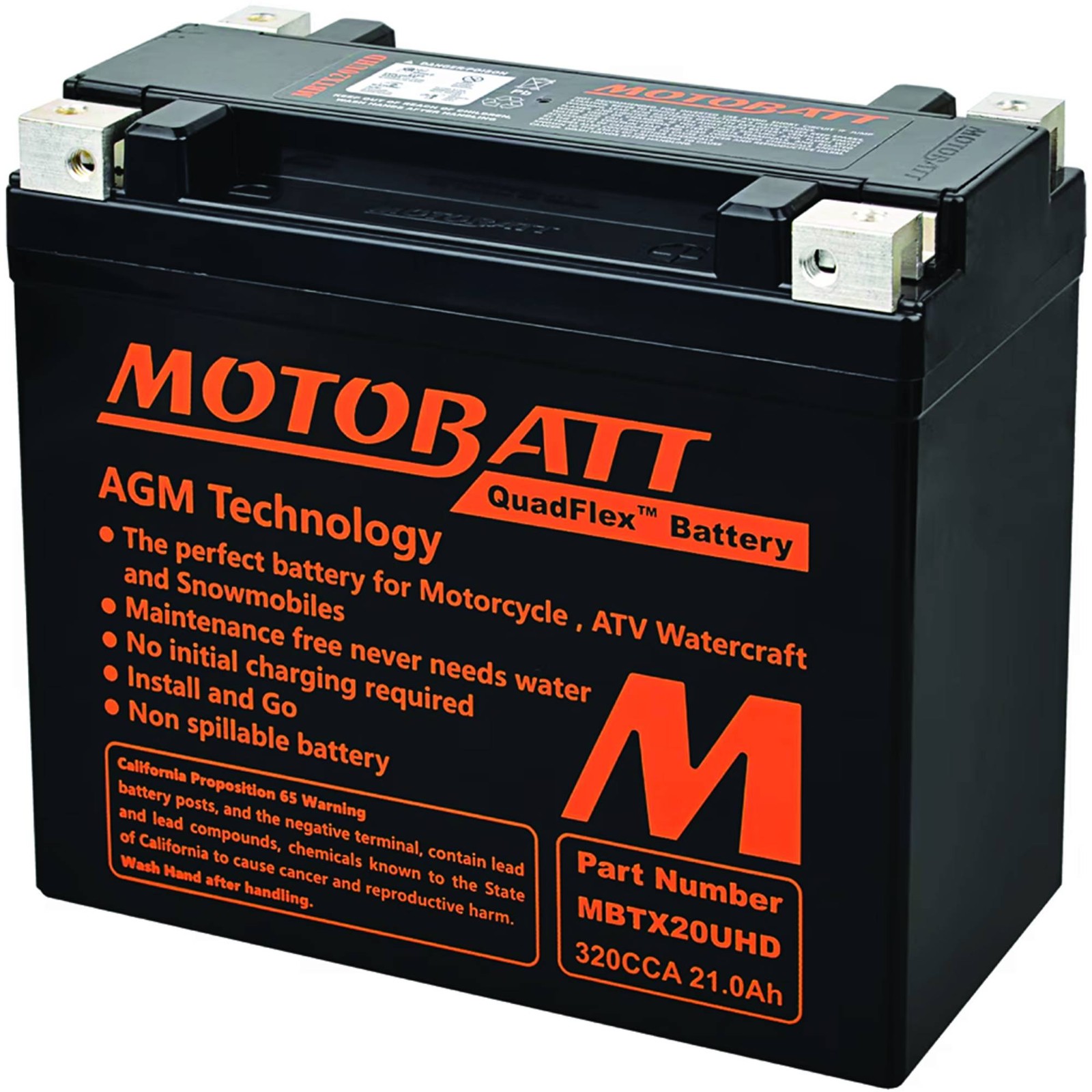 Motobatt MBTX20U (HD) 21Ah Battery Motobatt MBTX20U (HD) 21Ah Battery