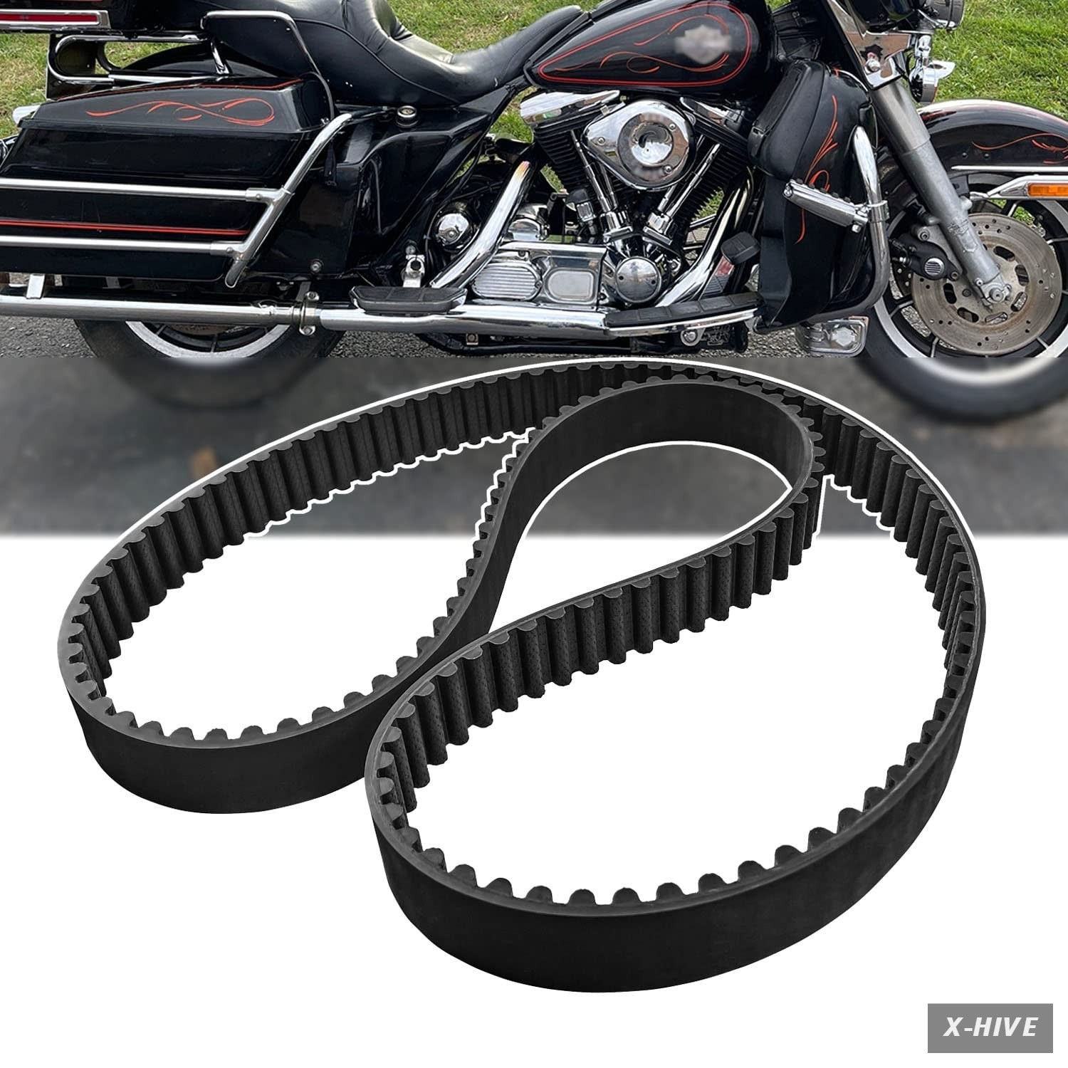 136T Replacement Belt for Harley Davidson Models 1985-1996 - 1-1/2\