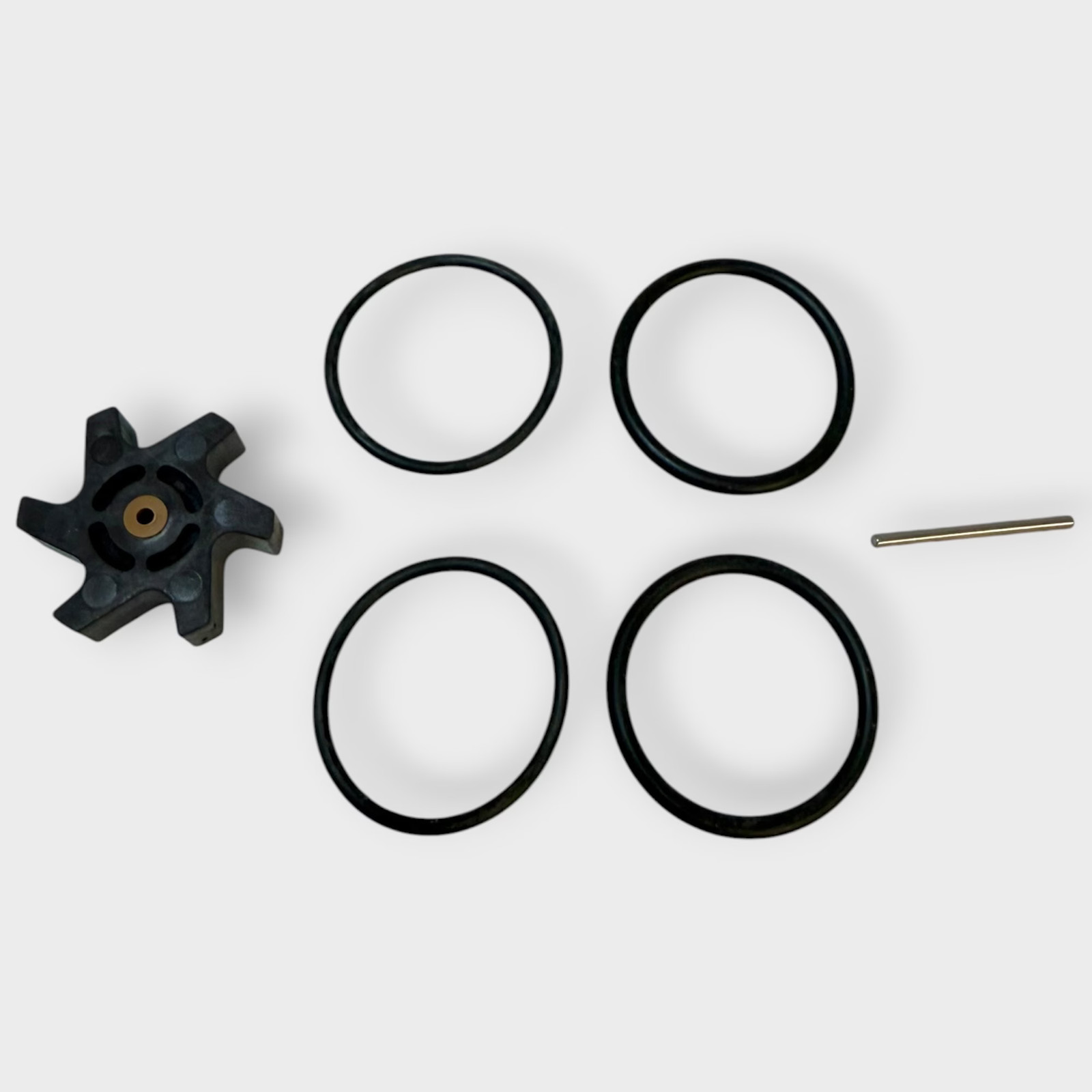 Airmar 33-108 6-Blade Paddlewheel Kit Includes Shaft & 2x Thick + 2x Thin O-ring
