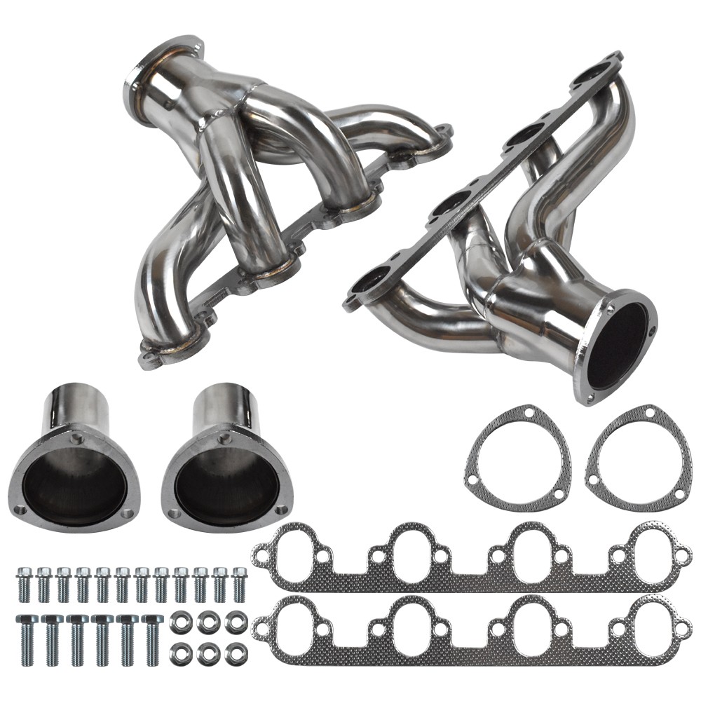 Stainless Shorty Hugger Exhaust Headers Fits Ford Big Block 429 460 7.0L 7.5L