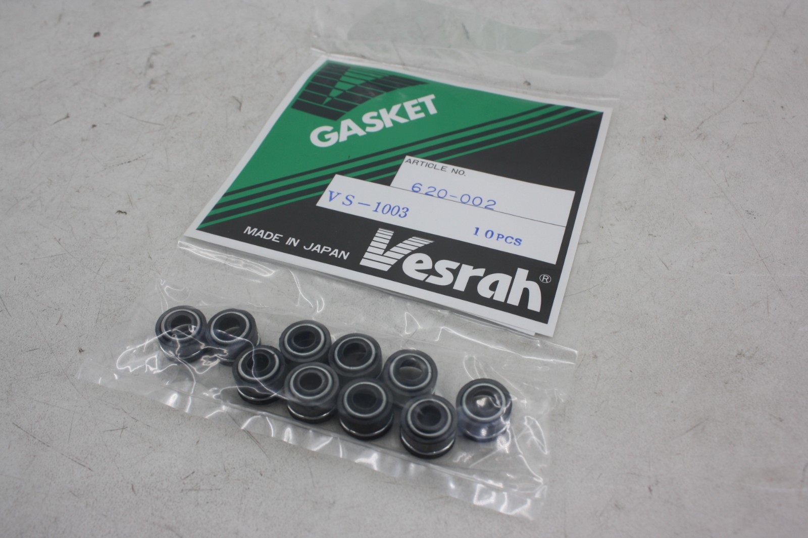 10-PACK VESRAH VALVE STEM SEALS SEAL SET HONDA  12209-300-003 / 12210-362-005