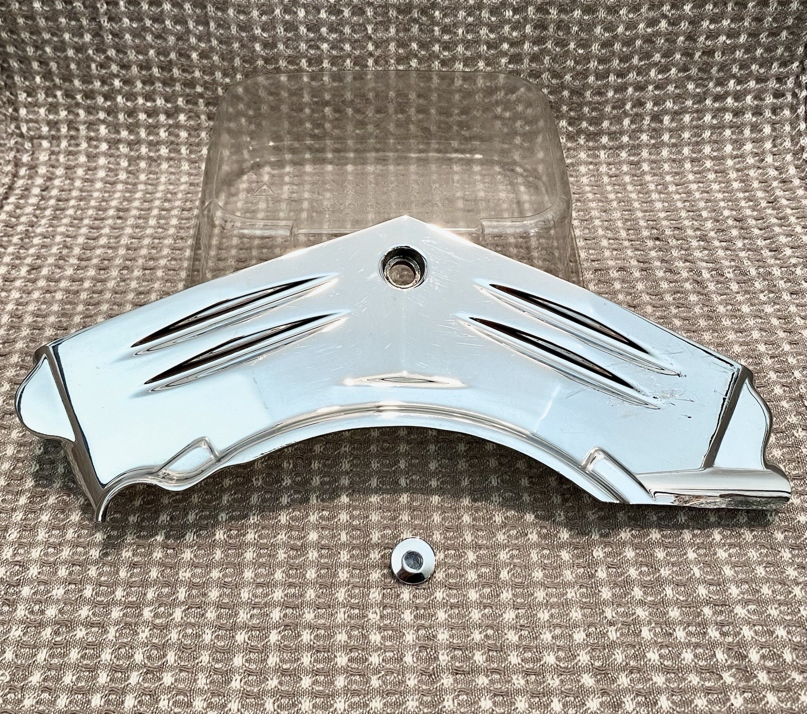 Kuryakyn Chrome Cylinder Accent Base Trim Cover for Harley Davidsons 8143