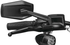 KURYAKYN 5919 Kuryakyn Hex Mirrors Satin Black KURYAKYN 5919 Kuryakyn Hex Mirrors Satin Black