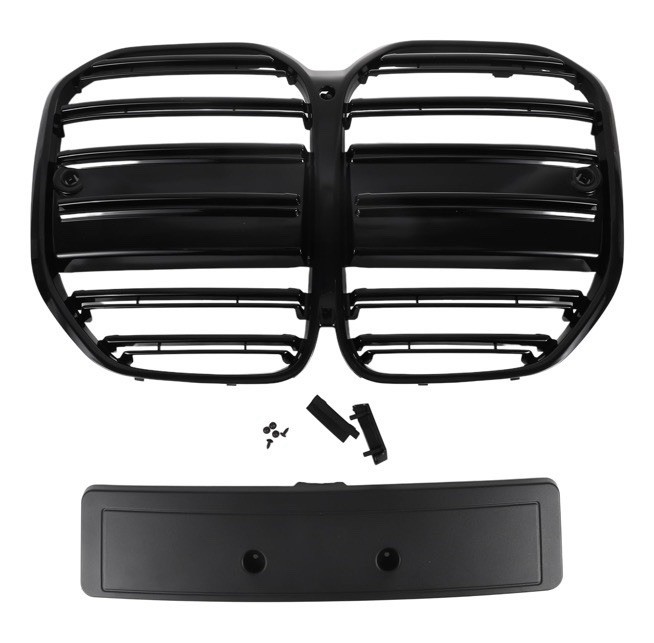 X AUTOHAUX Front Hood Bumper Grille for BMW 430i G22 2021-2024 X AUTOHAUX Front Hood Bumper Grille for BMW 430i G22 2021-2024