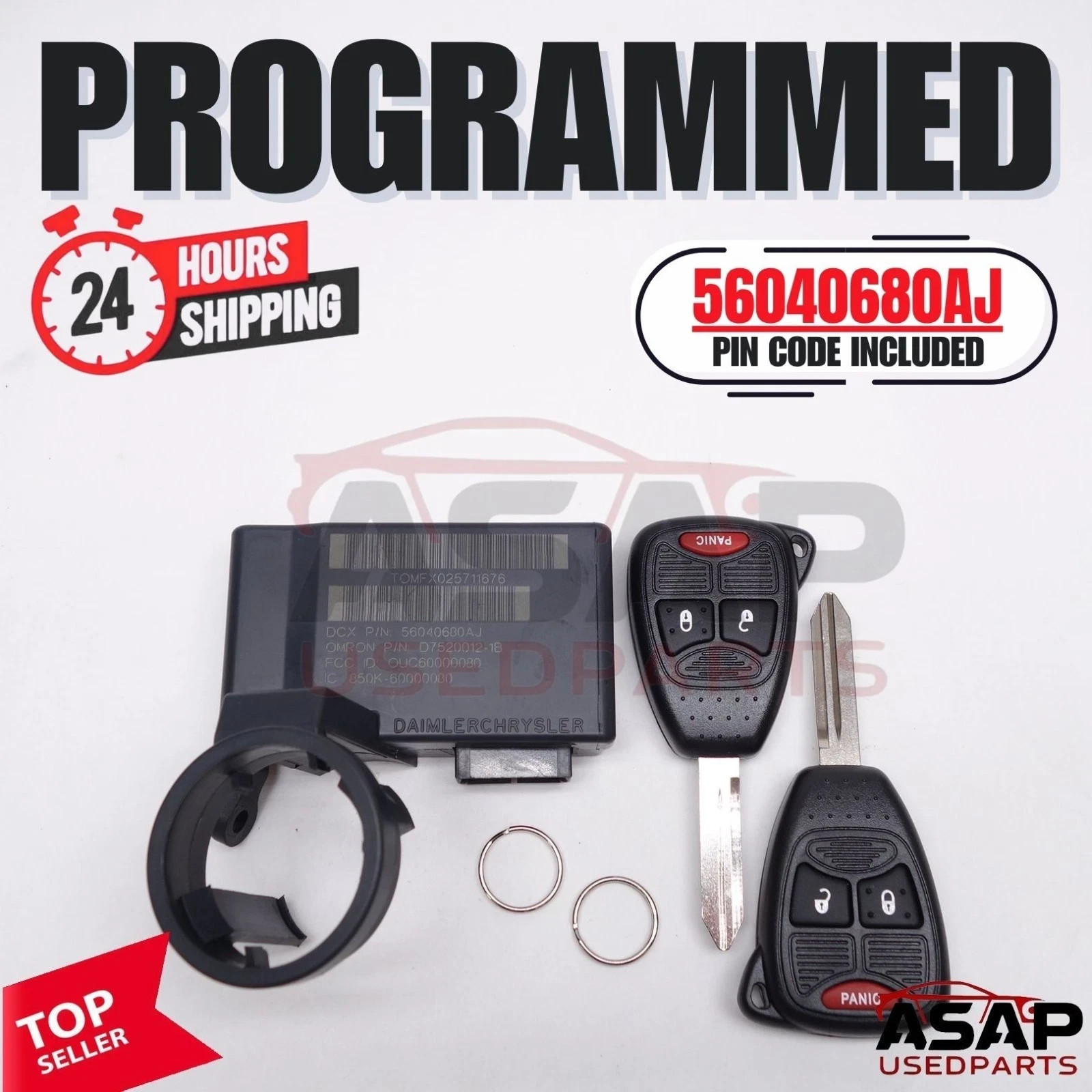 2007-2017 CHRYSLER DODGE JEEP IGNITION IMMOBILIZER 56040680AJ Plug & Go 2007-2017 CHRYSLER DODGE JEEP IGNITION IMMOBILIZER 56040680AJ Plug & Go
