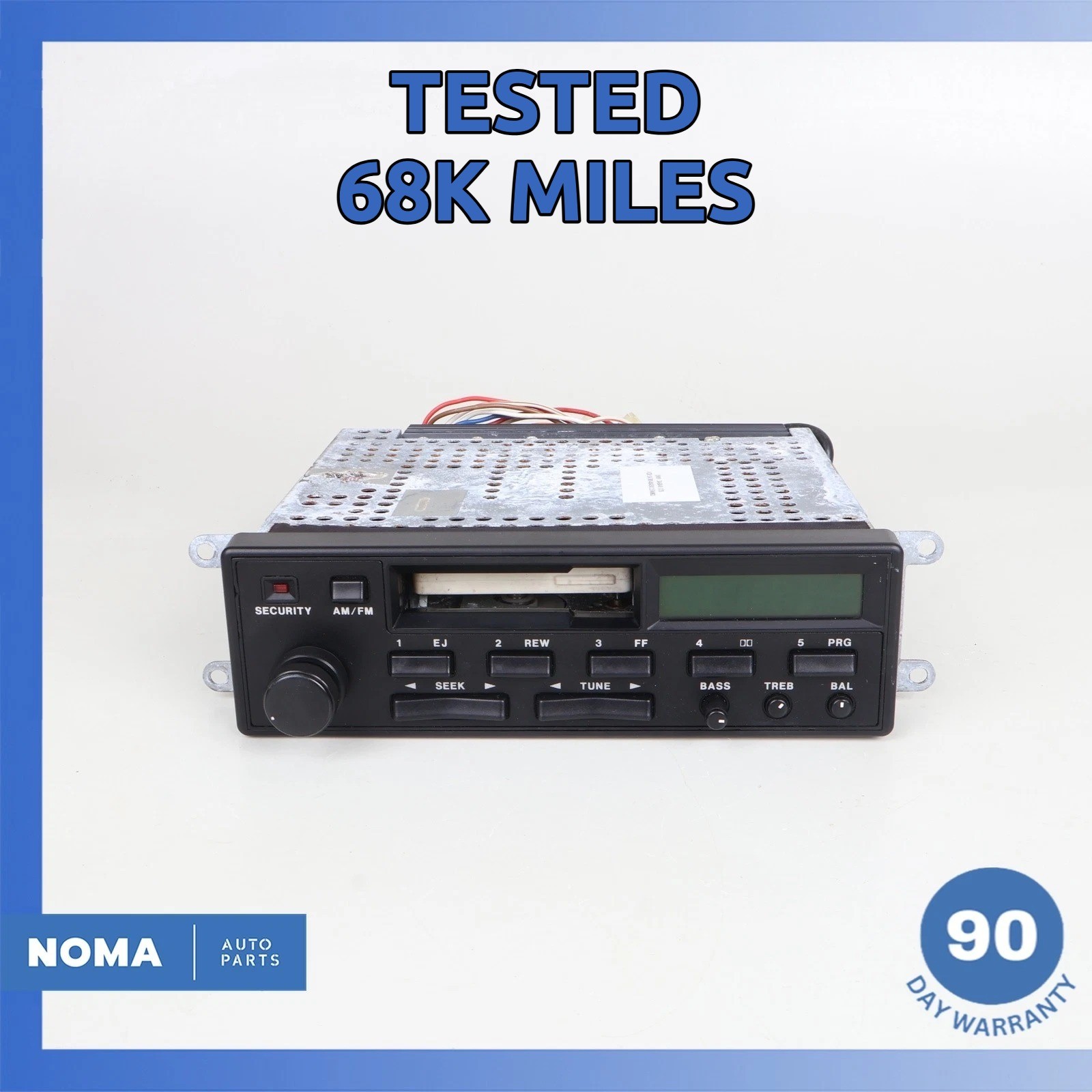 87-91 Jaguar XJS Series 2 AM/FM Radio Cassette Player Receiver OEM 68k 87-91 Jaguar XJS Series 2 AM/FM Radio Cassette Player Receiver OEM 68k