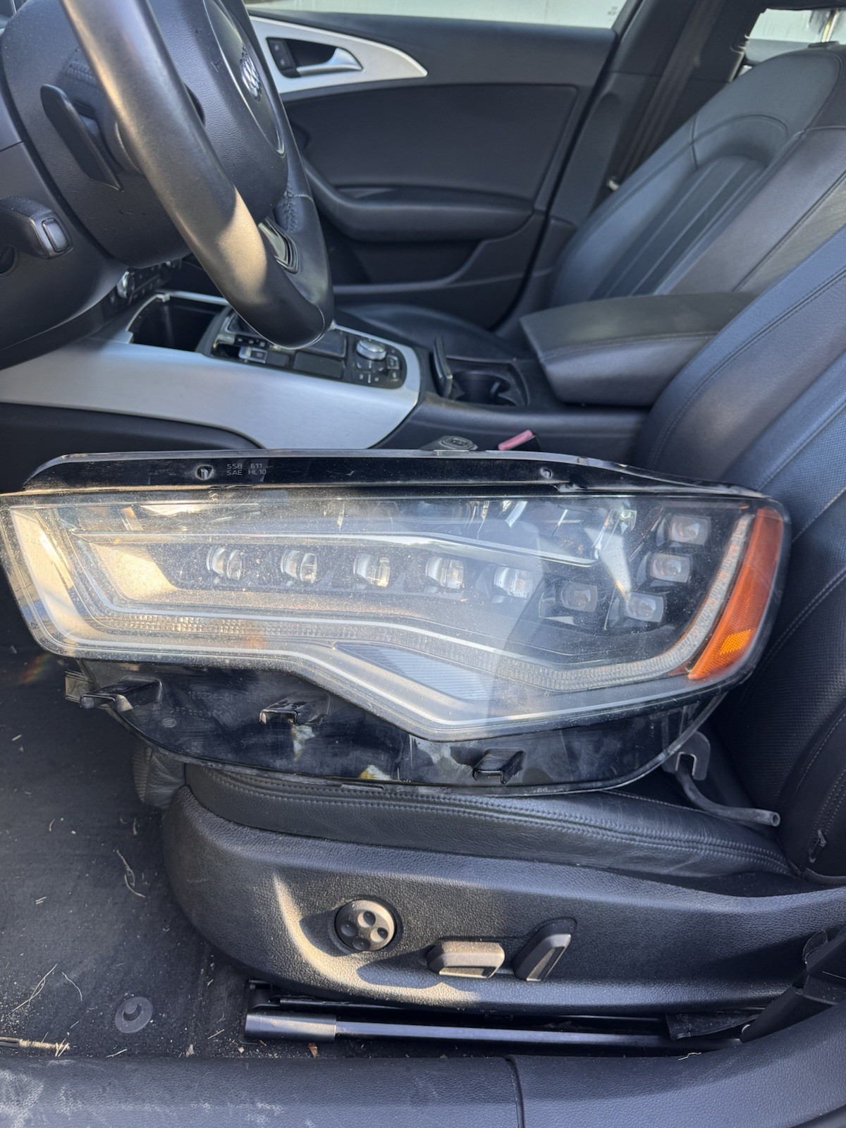 2012-2015 Audi A6 S6 RS6 OEM LH Driver Side Full LED Headlight Assembly