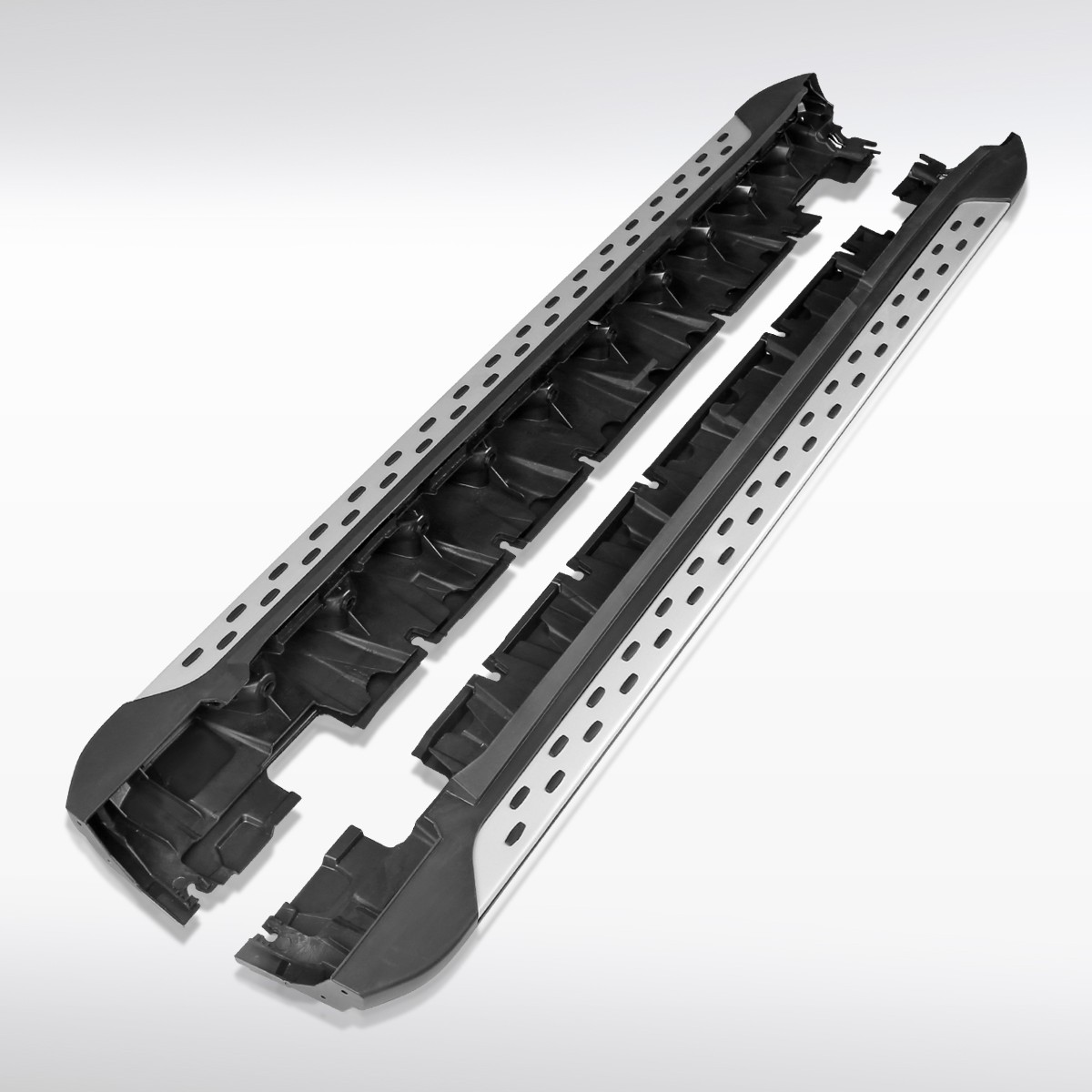 Fit 2010-2015 Benz X204 GLK Aluminum Silver Running Boards Side Step Nerf Bars Fit 2010-2015 Benz X204 GLK Aluminum Silver Running Boards Side Step Nerf Bars
