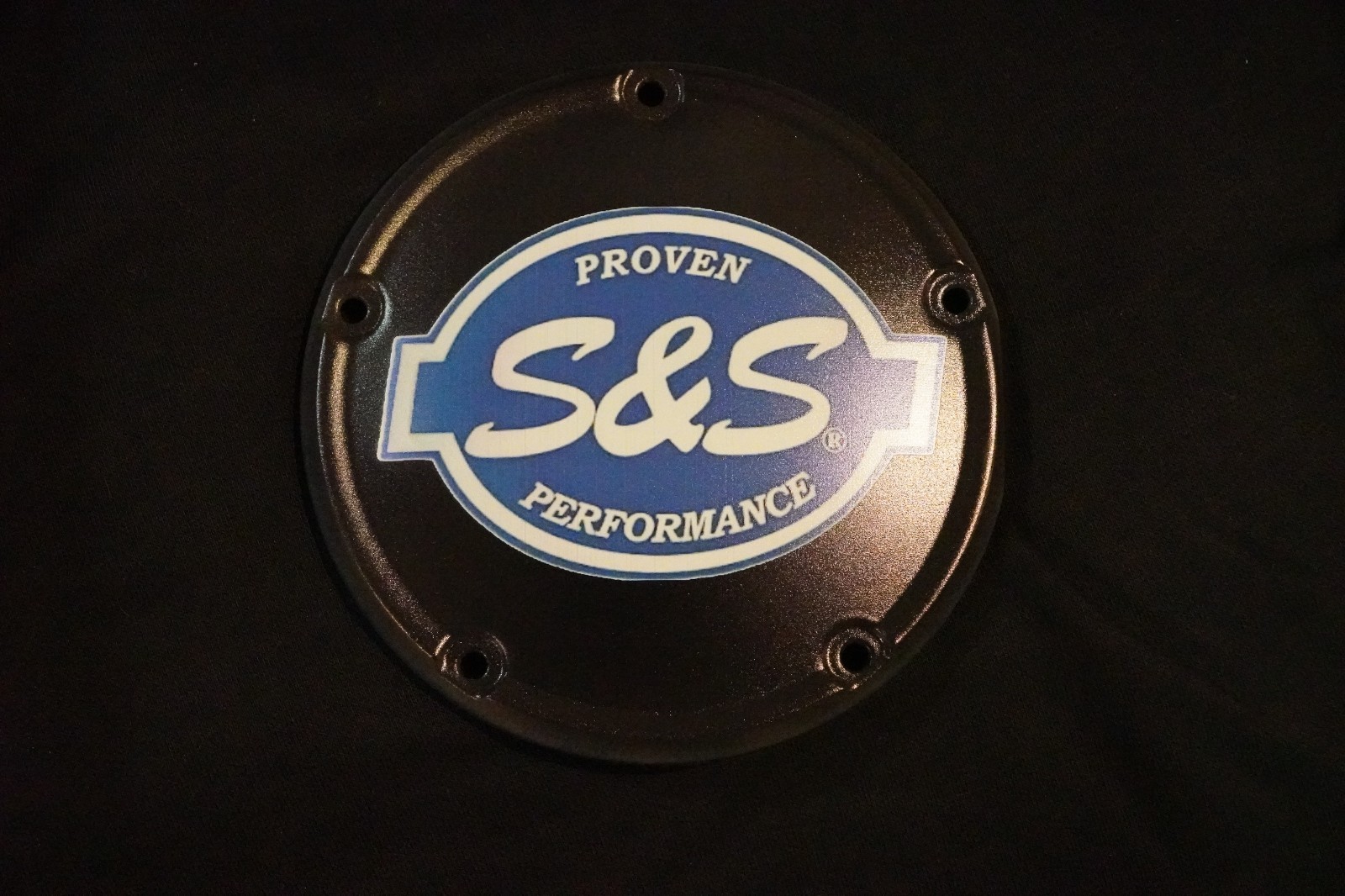 S&S Blue Primary Derby Clutch Cover 18+ Harley Softail Fatboy M8 25700971