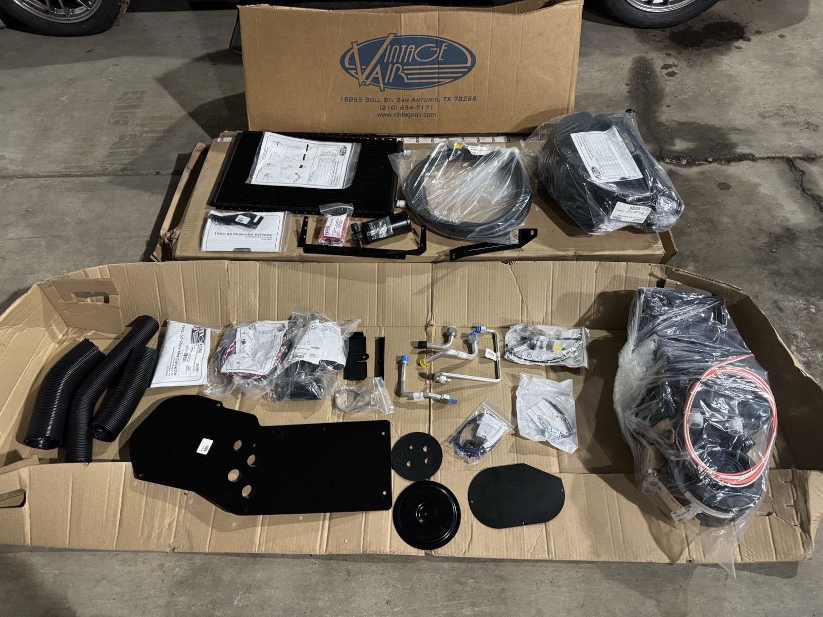 Vintage Air 961202 Corvette Air Conditioning Evaporator Kit Gen V LT SureFit