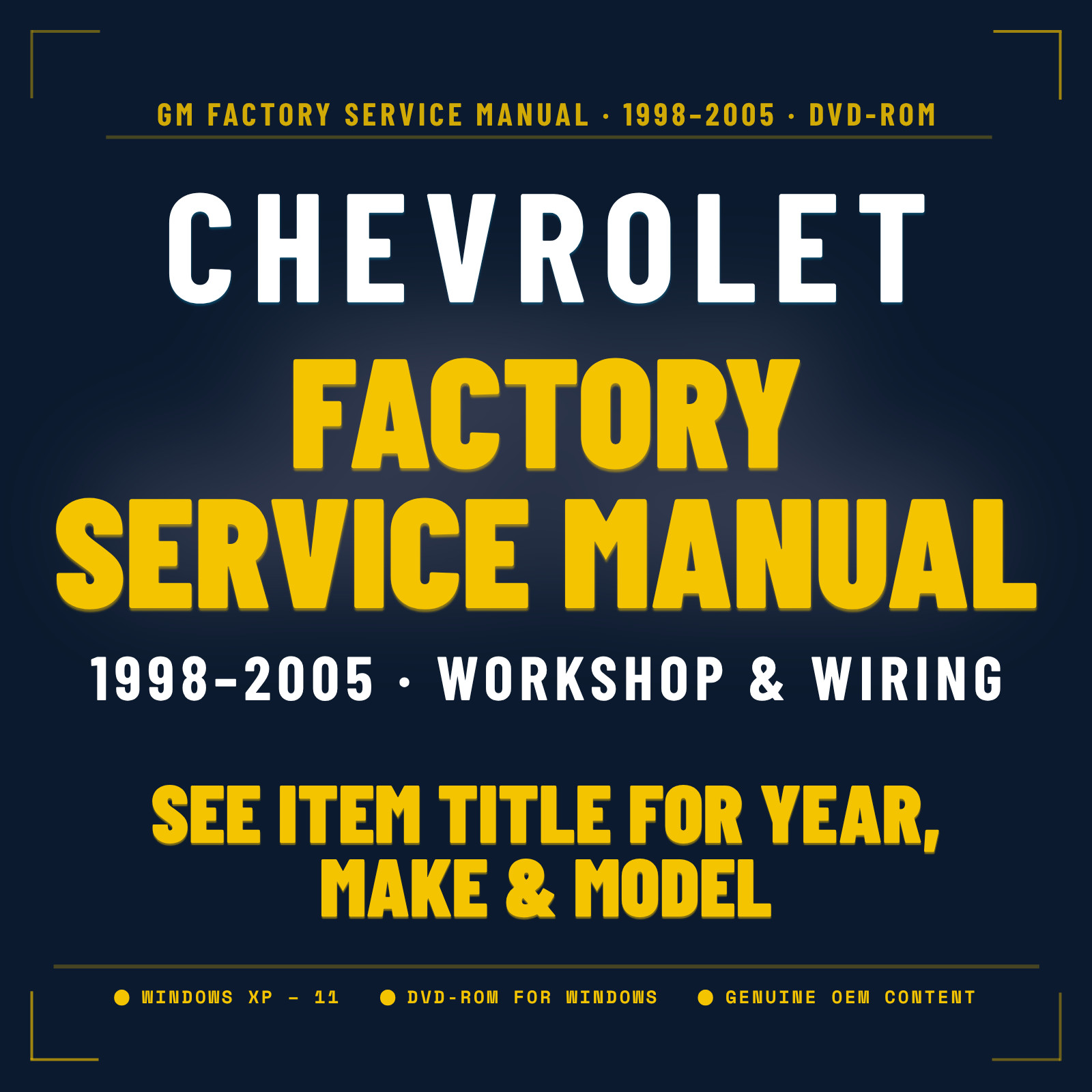 1998 1999 2000 2001 2002 2003 2004 CHEVY S10 PICKUP Service Repair Manual DVD
